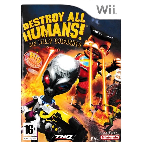 Destroy All Humans Big Willy Unleashed Nintendo Wii (Brugt)