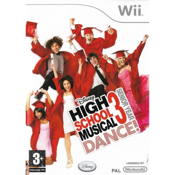 High School Musical 3 Senior Year Dance Nintendo Wii (Brukt)