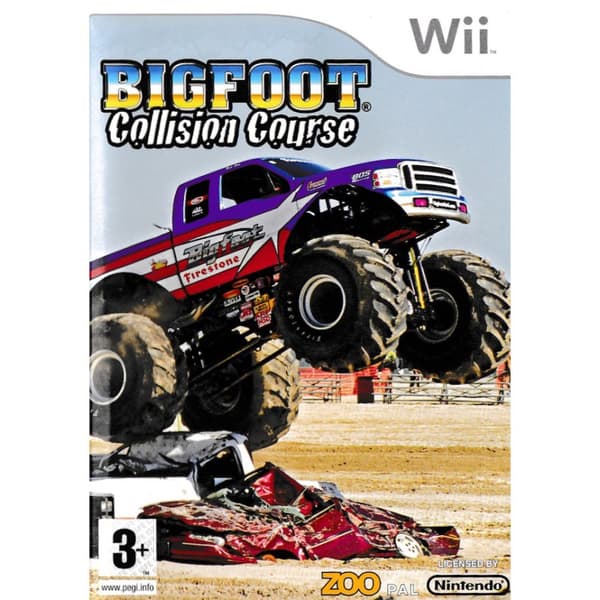 Bigfoot Collision Course Nintendo Wii (Brukt)