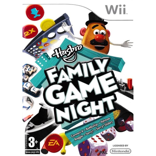 Hasbro Family Game Night Nintendo Wii (Brukt)