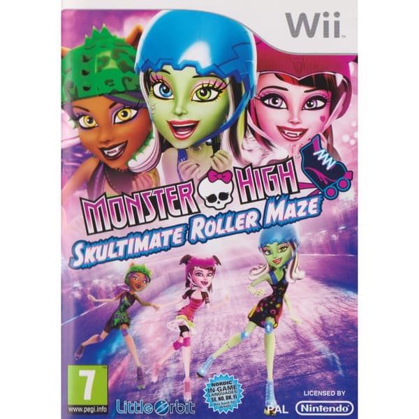 Monster High Skultimate Roller Maze Nintendo Wii (Brukt)