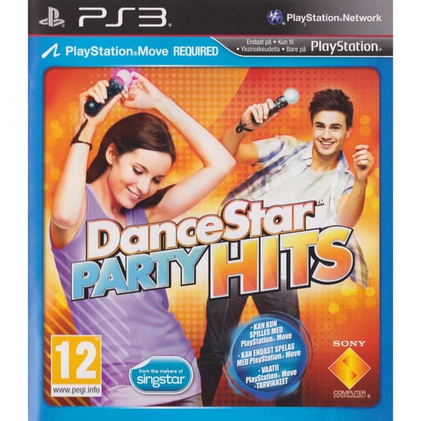 Dance Star Party Hits Playstation 3 PS3 Move (Käytetty)