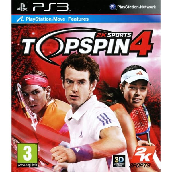 Top Spin 4 Playstation 3 PS3 (Brugt)