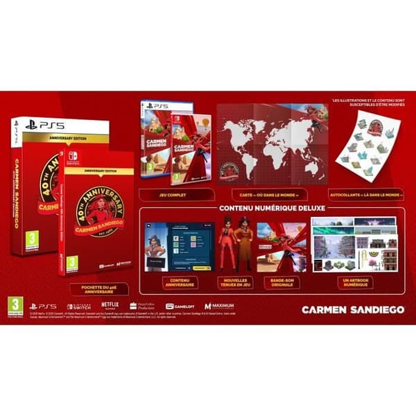 Carmen Sandiego 40-årsjubileumsutgåva - spel för Nintendo Switch