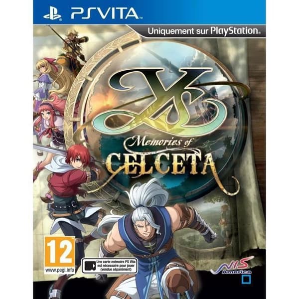 PSV GAME Y'S MEMORIA OF CELCETA