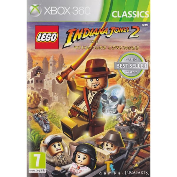 Lego Indiana Jones 2 The Adventure Continues Xbox 360 Classics (Brugt)