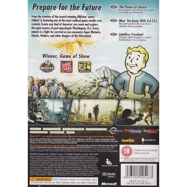 Fallout 3 Xbox 360 (Brugt)