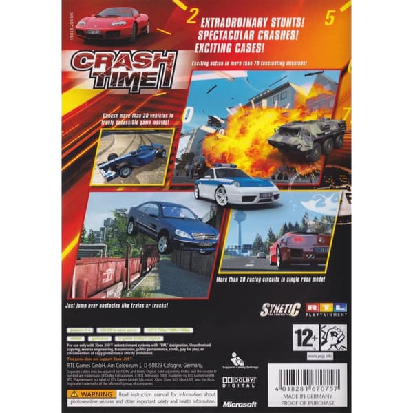 Crash Time Xbox 360 (Brugt)