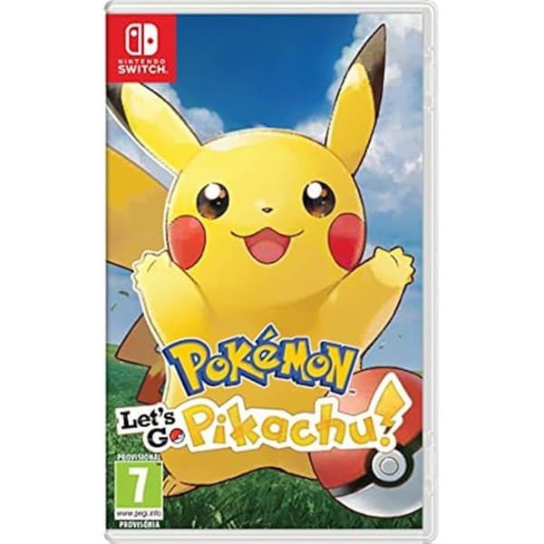 Videospel - Nintendo - Pokémon Let's Go Pikachu - Äventyr - 2 spelare - Kartong