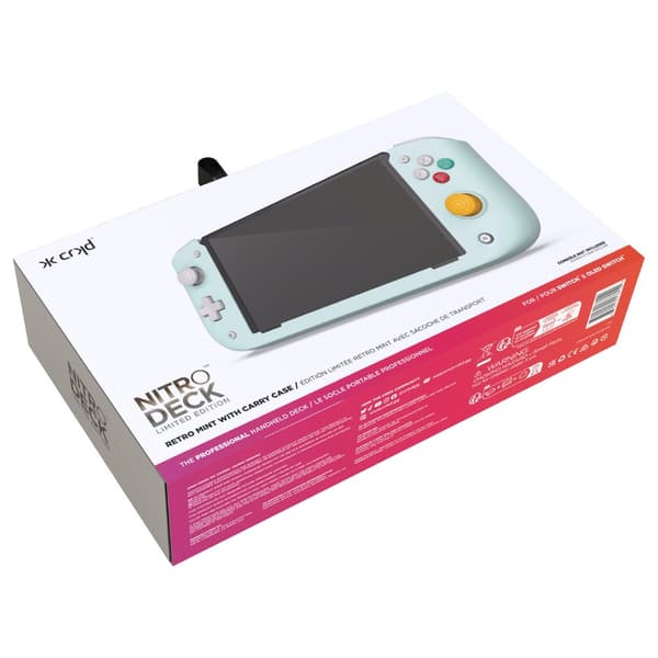 CRKD Nitro Deck Retro - Mint (Nintendo Switch)