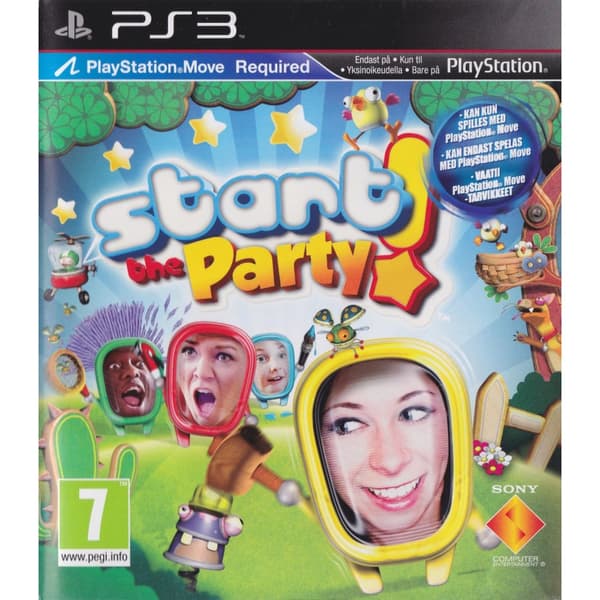 Start the Party Playstation 3 PS3 Nordic (Begagnad)