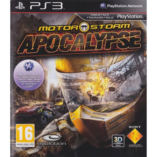 MotorStorm Apocalypse Playstation 3 PS3 Nordic (Brugt)