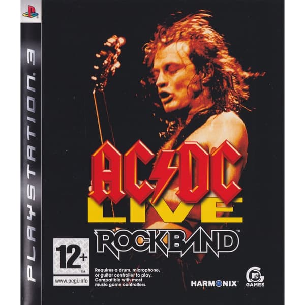 ACDC Live Rock Band Playstation 3 PS3 (Brugt)
