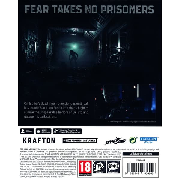 The Callisto Protocol Playstation 5 PS5 (Käytetty)