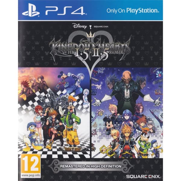 Kingdom Hearts HD 1.5 + 2.5 Remix Playstation 4 PS4 (Brugt)
