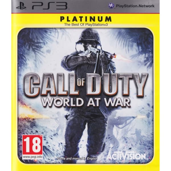 Call of Duty World at War Playstation 3 PS3 Platinum Nordic (Begagnad)