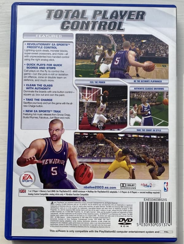 Nba Live 2003 Playstation Nba 2003 Game Nba Live 2003 Game(中古品