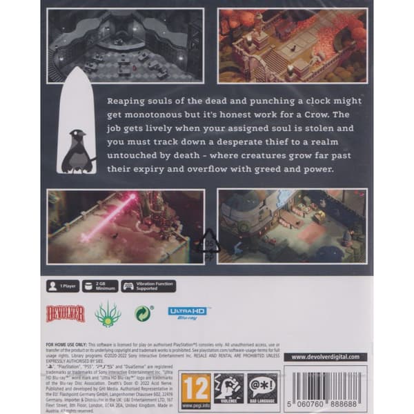 Deaths Door Playstation 5 PS5