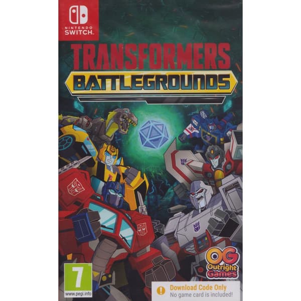 Transformers Battlegrounds Nintendo Switch (Code in a box)