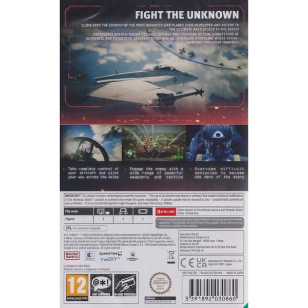 Ace Combat 7 Skies Unknown Deuxe Edition Nintendo Switch
