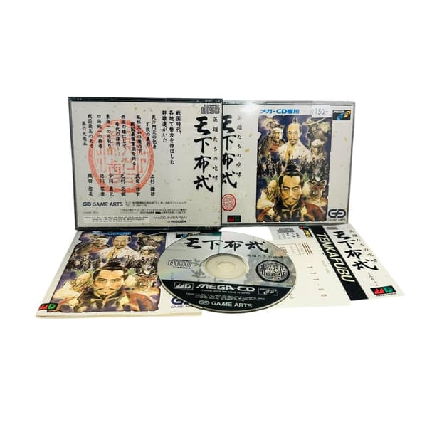 Tenka Fubu: Eiyuutachi no Houkou med spinecard (Mega CD Japanskt)