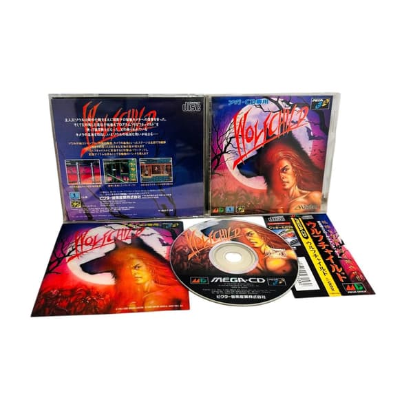 Wolfchild med spinecard med 3D art inlägg (Mega CD Japanskt)