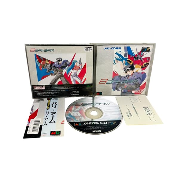 Bari-Arm med spinecard och registreringskort (Mega CD Japanskt)