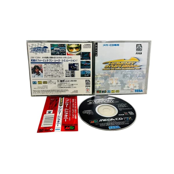 Heavenly Symphony Formula one world championship 1993 spine (Mega CD Japanskt)
