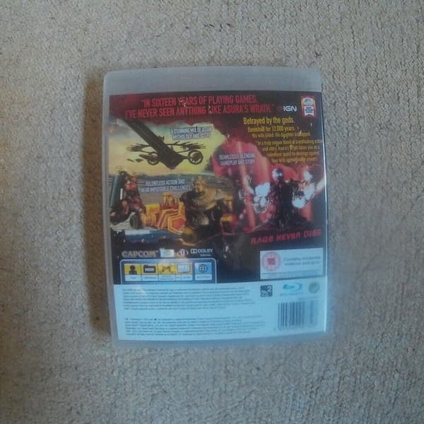 Asura’s Wrath Sony PS3 Playstation 3 (Pre-Owned)
