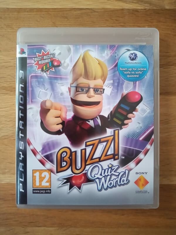 BUZZ: QUIZ WORLD Sony PS3 Playstation 3 (Pre-Owned)