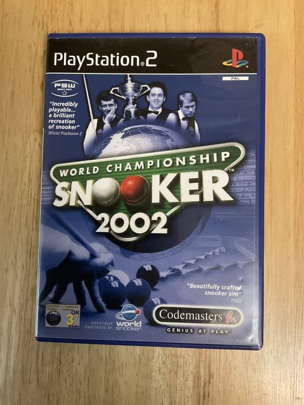 World Championship Snooker 2002 Sony PS2 Playstation 2 (Pre-Owned)