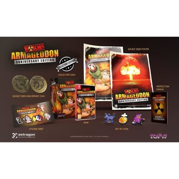 TV-spel - Team17 - Worms Armageddon Anniversary Collector - Collector's Edition - Nintendo Switch - Strategi