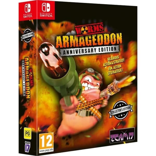 TV-spel - Team17 - Worms Armageddon Anniversary Collector - Collector's Edition - Nintendo Switch - Strategi
