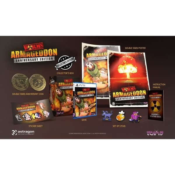 TV-spel - Team17 - Worms Armageddon Anniversary Collector's Edition - PS5 - Strategi - PEGI 12+