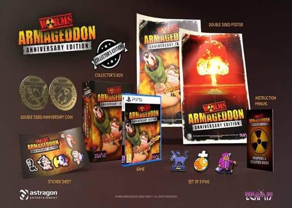 TV-spel - Team17 - Worms Armageddon Anniversary Collector's Edition - PS5 - Strategi - PEGI 12+