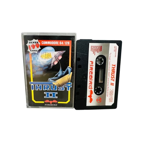 Thrust II med instruktioner till Commodore C64 / C128 the hit squad