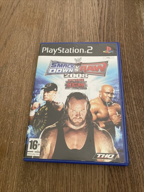 WWE SmackDown vs. Raw 2008 Sony PS2 Playstation 2 (Pre-Owned)