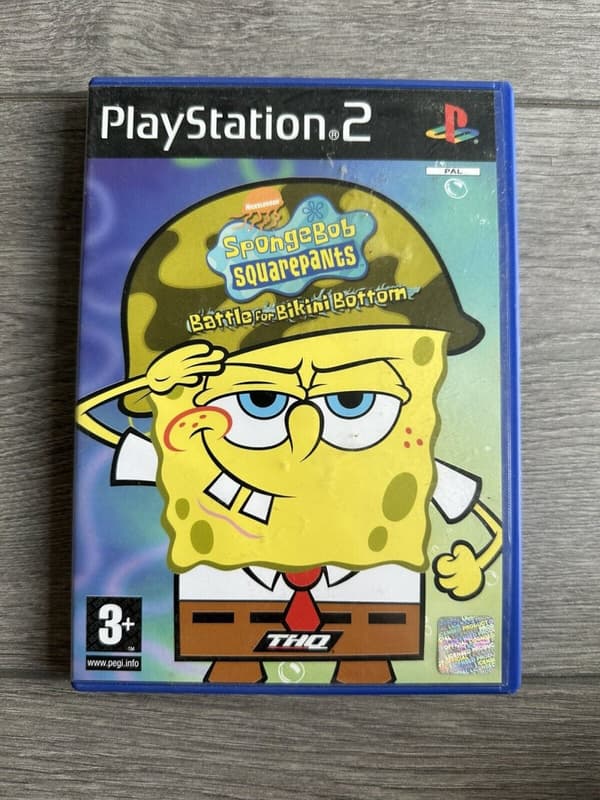 SpongeBob Squarepants: Battle for Bikini Bottom Sony PS2 Playstation 2 (Pre-Owned)