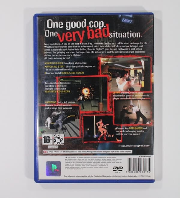 Dead to Rights (PS2) Sony PS2 Playstation 2 (Pre-Owned)