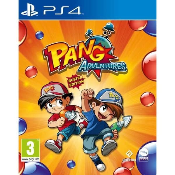 Pang Adventures plattformsspel - Dotemu - PS4 - Färgglad grafik och catchy soundtrack