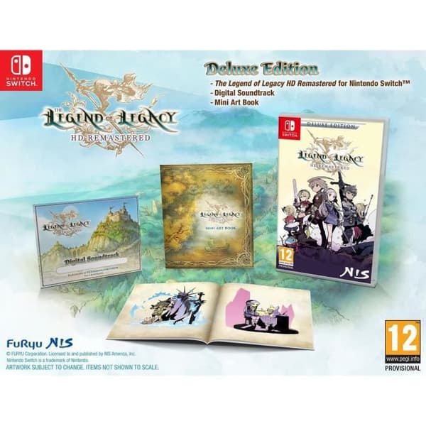 Legend of Legacy: HD Remastered - Nintendo Switch-spel - Deluxe Edition