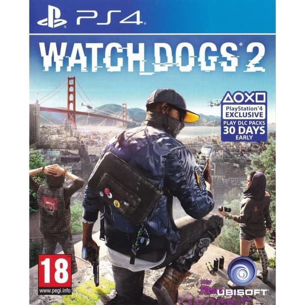 Watch Dogs 2 Playstation 4 PS4 Bundle Copy Nordic (Brugt)