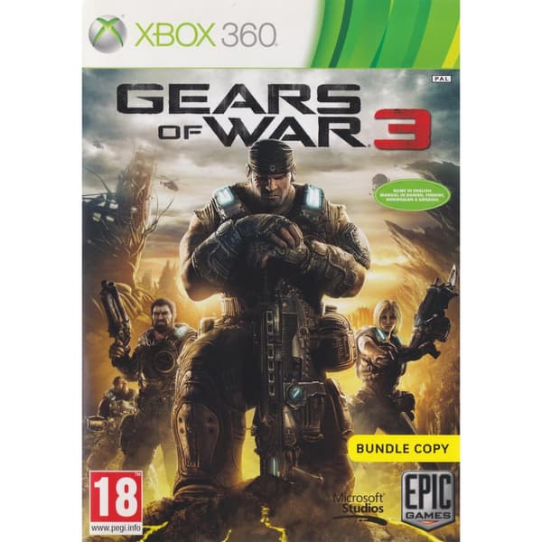 Gears of War 3 Xbox 360 Nordic Bundle Copy (Käytetty)