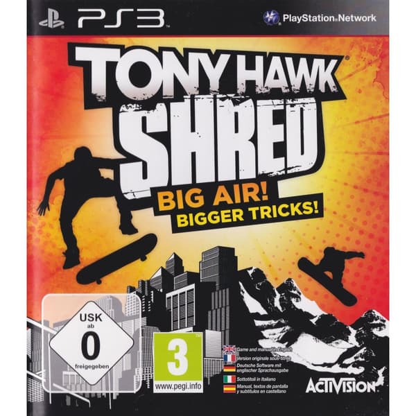 Tony Hawk Shred Playstation 3 PS3 Bundle Copy (Begagnad)