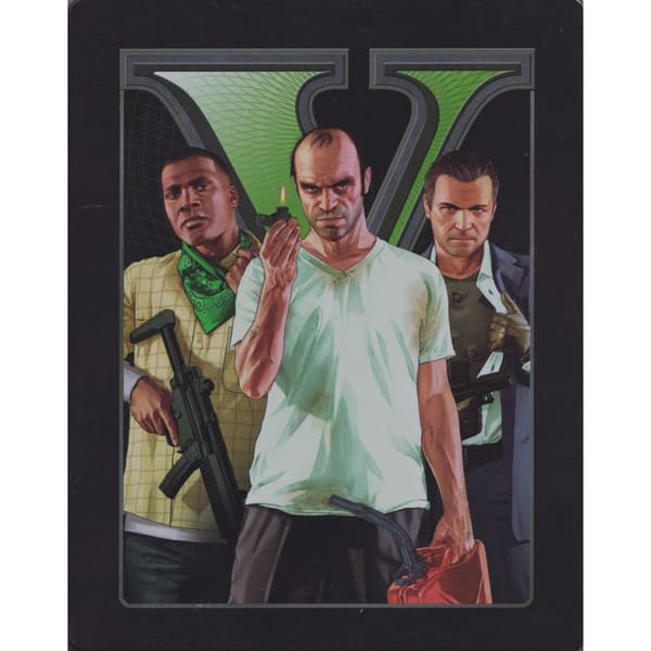 Grand Theft Auto V Playstation 3 PS3 Steelbook (Brugt)