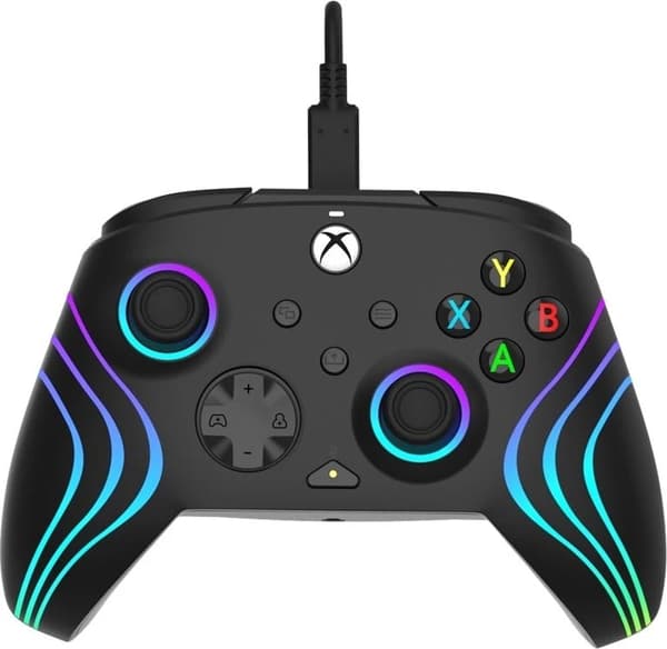 PDP Afterglow Wave Wired Controller Black Licensed Xbox (Xbox Series X)