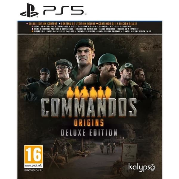 Commandos: Origins deluxe utgåvan - PS5-spel