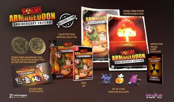 Worms Armageddon Anniversary Collectors Edition - Nintendo Switch