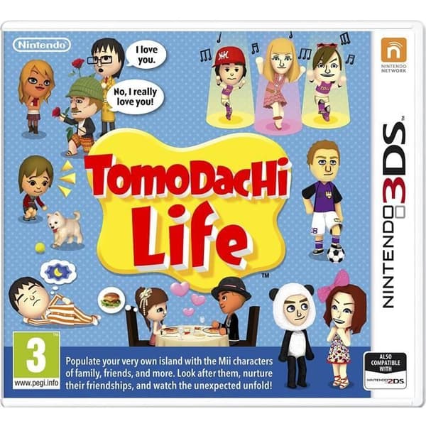 Videospel - Nintendo - Tomodachi Life - Simulation - 3DS - Kartusch - PEGI 3+