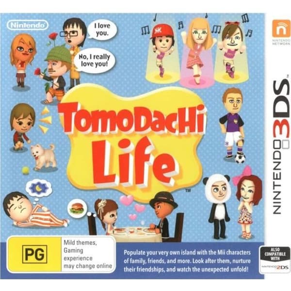Videospel - Nintendo - Tomodachi Life - Simulation - 3DS - Kartusch - PEGI 3+
